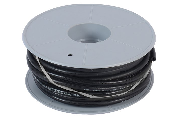 İÇTEN ÖRGÜLÜ BENZİN YAKIT HORTUMU 3.2 mm x 8.0 mm NBR-CR-E TİPİ-MAKARALI