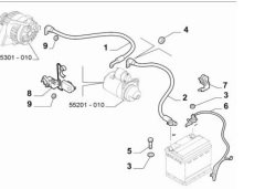 MOTOR ŞASE KABLOSU FORINO-LINEA PUNTO