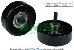 ALTERNATÖR GERGİ RULMANI FIESTA 1.8DI 00- -FOCUS 1.8TDCI-1.8DI-1.8TDDI 98-04 -TOURNEO CONNECT 1.8D