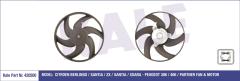 FAN MOTORU CITROEN BERLINGO-XANTIA-ZX-XANTIA-XSARA PEUGEOT P306-P406-PARTNER 250W-335mm