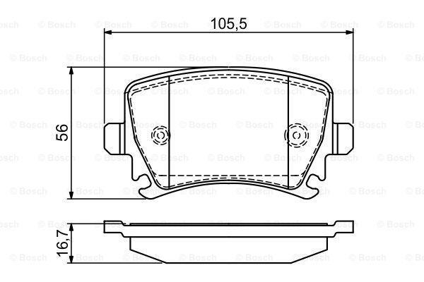 0986495453 DİSK BALATA A3-A4-A6-ALTEA-CADDY 3-GOLF 5-6-JETTA-LEON-OCTAVİA-SCİROCCO-SUPERB-TOLEDO 0986495453 - 0986495413