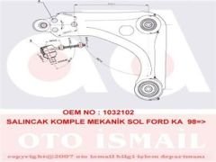 x SALINCAK KOMPLE MEKANİK SOL FORD KA 98