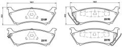 FREN BALATASI ARKA MERCEDES ML-CLASS W163 98 05