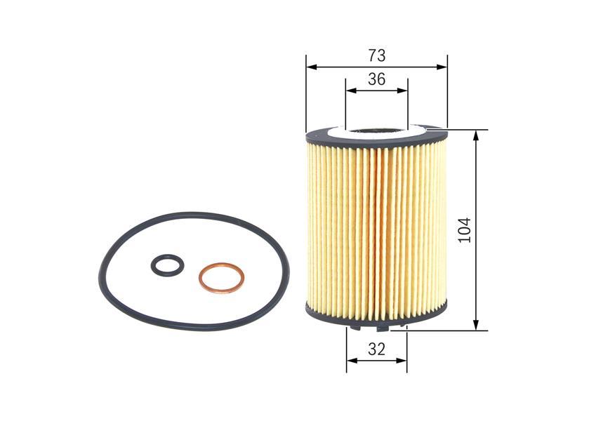 YAG FILTRESI BMW N62 B44 E60 E61 E63 E64 E65 E66 E53