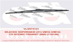 x SİLECEK SILENCIO 60cm x1 VM16 VM14 CX-SCENIC-TRANSIT 116148