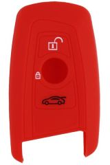 KONTAK ANAHTAR KUMANDA KORUYUCU KILIF SİLİKON KIRMIZI BMW 116-118-316-318-320 2010-2018