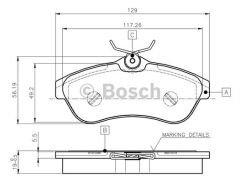 ÖN FREN BALATASI CITROEN C2 06 09 C3 03 10