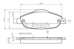 ÖN BALATA P308 1.4 1.6 HDİ 2.0 HDİ 07> P308 SW 07> P308 CC 1.6 HDİ 09> P3008 13> 1.6 HDI-VTI
