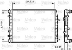 RADYATÖR POLO-IBIZA 4-FABIA-CORDOBA-1.2-1.4-1.6-1.4TDI-1.9TDI AC KLİMASIZ MEK OTOM 632x414.5x23