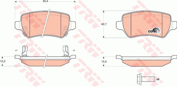 ARKA BALATA ASTRA G 98 ASTRA H 05 MERIVA 03 ZAFIRA 00 COMBO 02