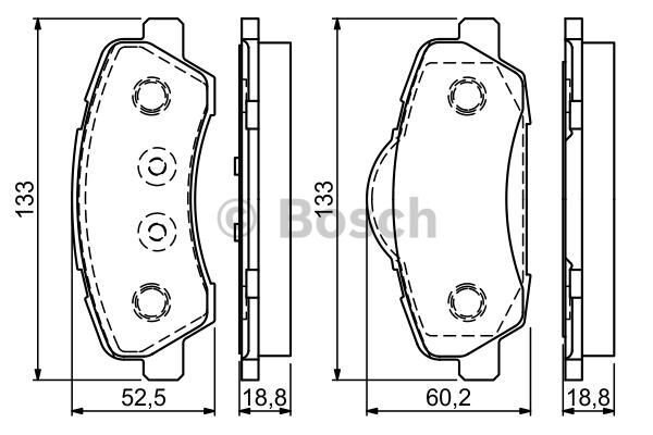 ÖN FREN BALATASI PEUGEOT P301 12> P308 13> CITROEN C-ELYSEE 12> C4 14> 266mm
