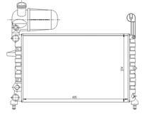 RADYATÖR TMPR-TIPO MEK KLİMASIZ 496x322x23 ALÜMİNYUM BİDONLU
