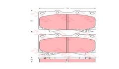 ÖN BALATA LAND CRUISER 100 4.7 V8 98-02 4.2 TD 90-98