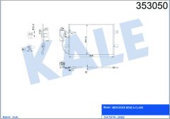 KLIMA RADYATORU MERCEDES W168 W414