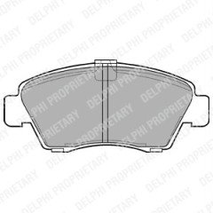 ÖN FREN BALATA KÜÇÜK TİP HONDA CIVIC 1.6L D16 SI enjeksiyonlu 92-95 1.4L D14A EURO 96-00 / JAZZ 1.4L L13A GD 02-08