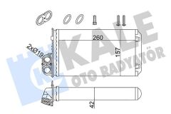 KALORİFER RENAULT TRAFIC 2-OPEL VIVARO A-NISSAN PRIMASTAR 1.9/2.0/2.5DCI 01 CONTA İLAVELİ AL/MKNK 260X157X42 93198689