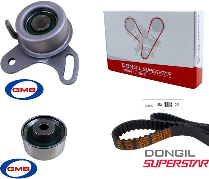 TRİGER KAYIŞ SETİ HYUNDAI ACCENT ADMIRE ERA 1.5L G4EB 01- 1.4L 1.6L G4ED G4EE 01-10 / GETZ 1.4L 06-10 / MATRIX ELANTRA 1.6L 01-06 / KIA RIO 1.4L 1.6L 06-10 / CERATO 1.6L 04-07 1 KAYIŞ 2 RULMAN
