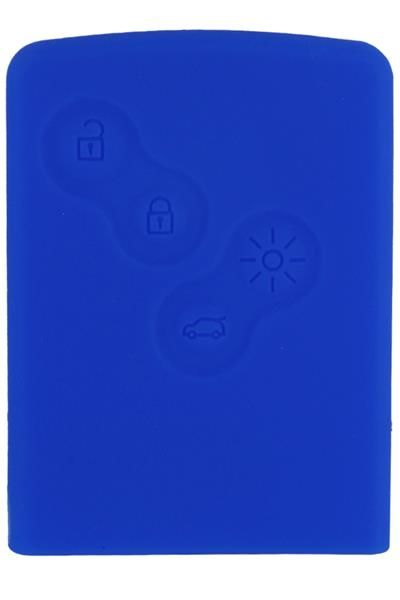 KONTAK ANAHTAR KUMANDA KORUYUCU KILIF SİLİKON MAVİ RENAULT MEGANE 3-CLIO 4-LAGUNA 3-FLUENCE
