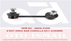 Z ROTU ARKA SAĞ COROLLA 03 AVENSIS 03