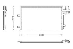 KLİMA KONDENSERİ TRANSİT CONNECT 1.8 1.8DI 1.8TDCI 1.8TDDI 02 13 790X361X16 OTO.-MEK.