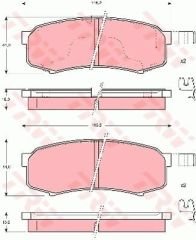 ARKA BALATA PAJERO 4 10 CRUISER 80-90-300