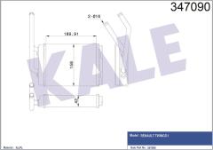 KALORİFER RADYATÖRÜ TWNG 1.2İ 93 175X152X26 OTO.-MEK.
