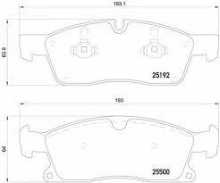 ÖN BALATA MODUS-CLIO 3 05 LOGAN 02/07 ACCORD VIII 2.0 02/03 MICRA 03 SWIFT 05 GDB3332-FDB1617W-LP1865