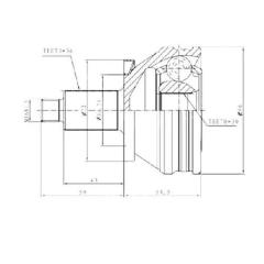 AKS KAFASI DIŞ POLO-CORDOBA-FABIA 1.2 TDI-1.4 TDI AMF-BNV-BNM-CFWA 303557