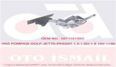 x YAĞ POMPASI GOLF-JETTA-PASSAT 1.5-1.6D-1.8 16V 96