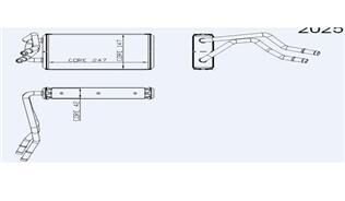 KALORIFER RADYATORU TRANSIT V347 06 KLIMALI