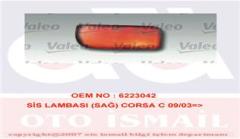 ARKA SİS FARI SAĞ CORSA C 09/03-07/06