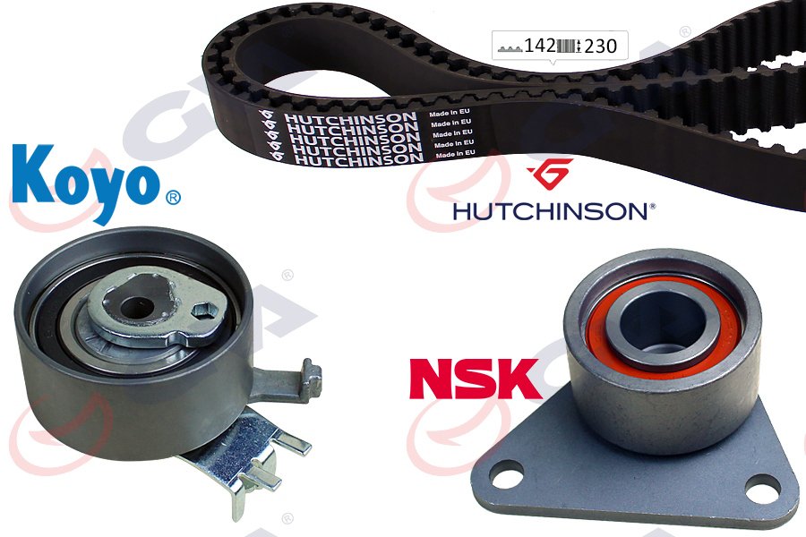 EKSANTRİK GERGİ KİTİ 142x230 LAGUNA 2.0 16V 95-01 -SAFRANE 2 2.0 96-00 -VOLVO S40 99-04 K015509XS