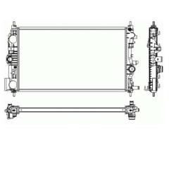 RADYATÖR BRAZİNG ASTRA J 09 2.0CDTI MEK AC KLİMASIZ 680x398x26