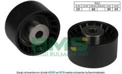 EKSANTRİK GERGİ RULMANI ORTA ESCORT 5-VI-VII 92-99 -FIESTA 3 92-95 -MONDEO 1.6i 16V-1.8i