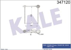 KALORİFER RADYATÖRÜ 308 1.4 16V-1.6 16V 07 C3 1.4VTI 09 KİLİMALI-KİLİMASIZ ARAÇLAR İÇİN