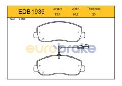 ÖN BALATA MASTER 3 2.3DCİ 2.10 13 MOVANO 2.3CDTİ 5.10 14 NISSAN NV400 2.3CDİ 11 İKAZ KABLOLU GDB1910-FVR4347-LP2190