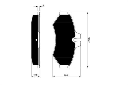 ARKA BALATA KULAKSIZ LT35 96-6.06 MR SPRINTER 96-5.06 GDB1399
