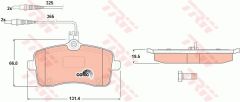 ÖN BALATA P407 SW 1.6 2.0 HDI 2.0 1.8 16V 110 FAP 05/04