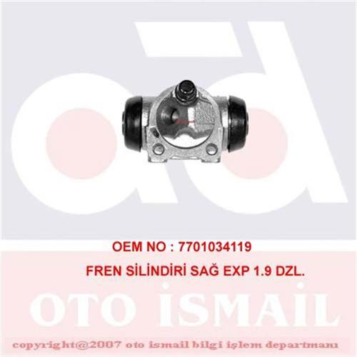 x FREN SİLİNDİRİ SAĞ EXP 1.4-1.9D 20.6 mm