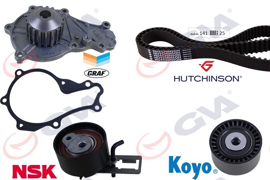 TRİGER SETİ DEVİRDAİMLİ FOCUS 1.6 TDCİ /COURİER 1.5 TDCİ/3008/308/C3-3 EURO 5 2011 2016 141 DİŞ AV6Q8A615AB-3M5Q8591CA