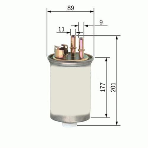 x YAKIT FİLTRESİ BRAVO-MAREA 1.9 TD 75HP FCS476 x