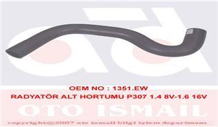 RADYATÖR ALT HORTUMU P307 1.4 8V-1.6 16V