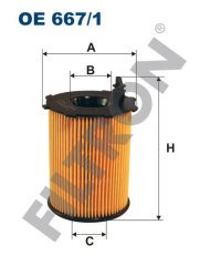 OE 667/1A YAĞ FİLTRESİ BERLINGO-FIESTA-FOCUS-CMAX-FUSION-206-207-307-308-BIPPER-JUMPY-XSARA 1.4HDI 1.6HDI