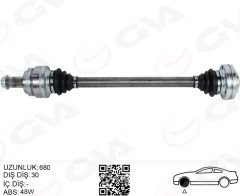 KOMPLE AKS ARKA SOL BMW X3 E83 04> 680MM