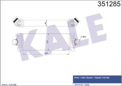 TURBO INTERCOOLER RADYATOR TRANSIT V347 11 14 V362 14 CUSTOM 12 2.2TDCI 155PS ARKADAN CEKER