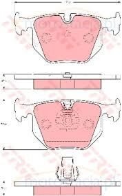 FREN BALATASI ARKA BMW E38 E46 E53 E83 Z4 M5 E39 RANGE ROVER 3 L322 02 12