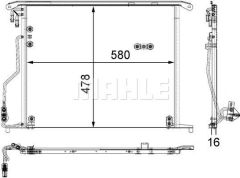KLIMA RADYATORU MERCEDES W220 C215 R230