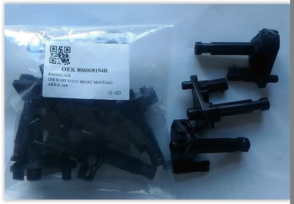 DIŞ KAPI KOLU SPORT MANDALI ARKA MASTER III