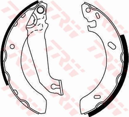 ARKA PABUÇ BALATA ESCORT 5-6 1.3-1.4-1.6 90-95 GS6254 7138050
