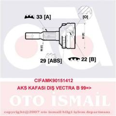 DIŞ AKS KAFASI VECTRA B 1.6i XE-XEL 96-02 ABS Lİ 29 DİŞ 33x22x52 153.5mm